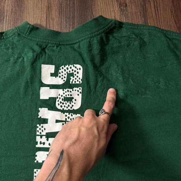 Nike Michigan State Spartans T-Shirt XL Passion Pride Tradition Green - Picture 5 of 7